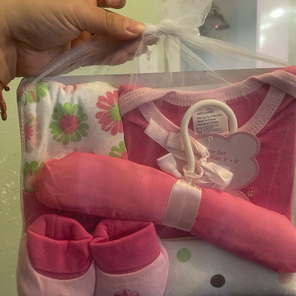 Baby Phat Pink and White Baby Gift Set